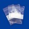 Clear Plastic Reclosable Zipper Bags 3x4 W/White Block (Package of 100)